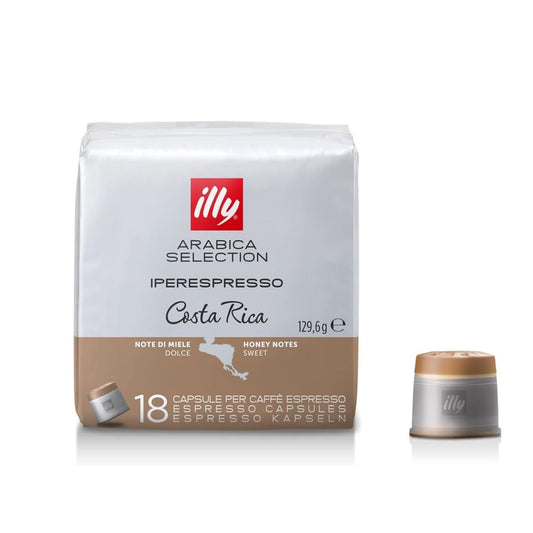 illy 6X18 Caffè in Capsule Iperespresso Arabica Selection Costa Rica