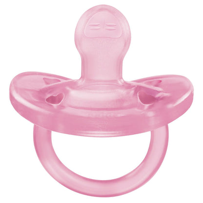 Chicco PhysioForma Ciuccio in Silicone 6 - 16 Mesi, Set di Gommotti Morbidi e Delicati, Supportano la Respirazione Fisiologica e Favoriscono il Corretto Sviluppo della Bocca, Rosa