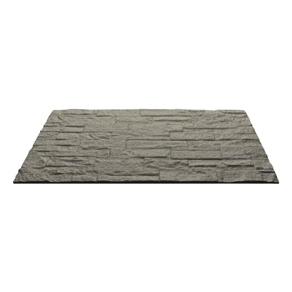 DIVINA HOME, Tortora, Pannello Decorativo 3D Effetto Pietra, PU, Moderno, 18 kg, 120 x 60 x 2,5 cm, Copertura 8,6 m², Rivestimento Murale