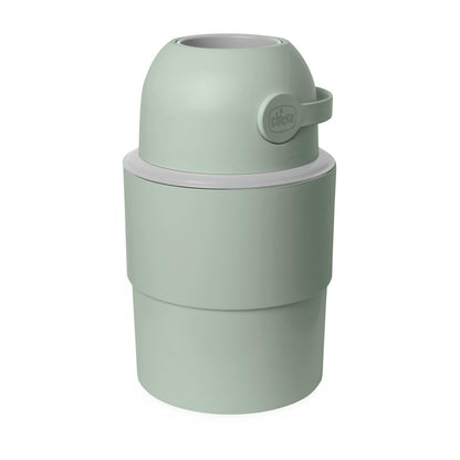 Chicco Mangiapannolini Telescopico Controlla Odori Compatto, Smaltimento Pannolini, Cestino Contenitore Pieghevole e Salvaspazio, Non servono ricariche, si usano i normali Sacchetti, Verde