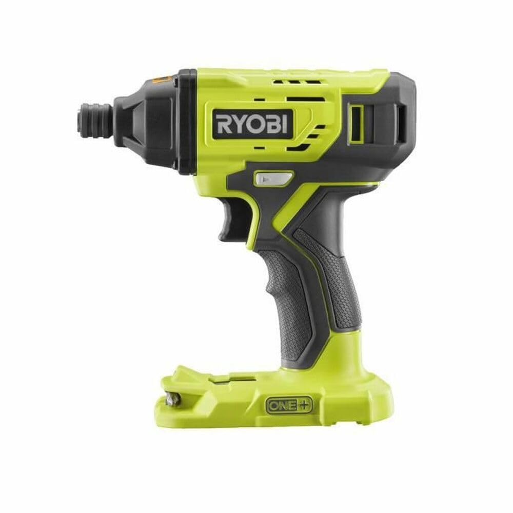 Ryobi R18ID2-0 Avvitatore ad Impulsi 1/4" a Batteria 18V ONE+, per Fissaggio, Batteria Non Inclusa, 3.600 Colpi/Minuto, Velocità a Vuoto 3.200 Giri/Minuto
