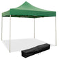 EverGreen Gazebo richiudibile 3x3 m pieghevole telo verde in PVC 100% impermeabile 9007