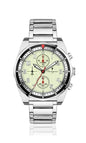 Generico FU189 Orologio da Polso Fumagazzi - Er Cavaliere Neon, ø 40 mm, Cinturino Acciaio Spazzolato, Movimento Cronografo al Quarzo, Water Resistant 5 atm
