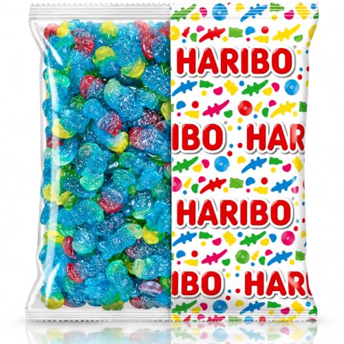 HARIBO Puffi Caramelle Gommose Assortite Colorate 2 Kg | Ideali per Feste, Candy Bar, Compleanni, Forme Assortite