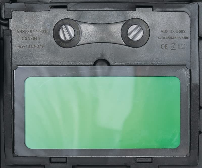 Beta 7043LCD Maschera LCD ad oscuramento automatico, per saldatura ad elettrodo; MIG/MAG; TIG e plasma. Alimentazione a celle solari