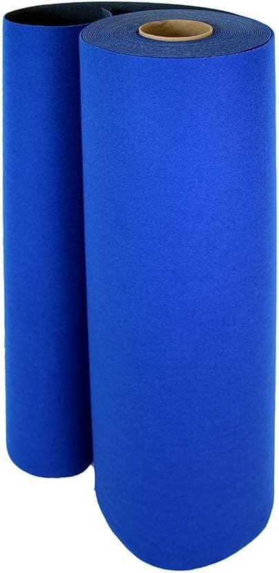 DIVINA HOME Tappeto Moquette Guida passatoia per Interno Esterno Blu Volturno H 1 x 30 mt
