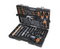 Beta - 2047E/C108-21 Valigia con Assortimento Composta da 108 Utensili per Manutenzione Generale, in Plastica, Dimensione 555 x 370 x 92 mm, Nero/Arancio