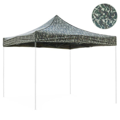Divina Garden Sibrand Telo di Ricambio Mimetico 3x3 m per Gazebo Pieghevole 100% Impermeabile EG53716