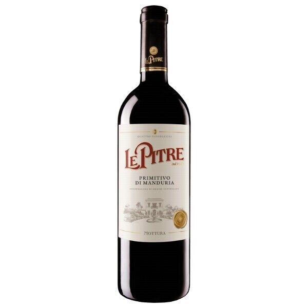 MOTTURA Selezione Vini Pugliesi 6 Bottiglie Primitivo Manduria Negroamaro Salento