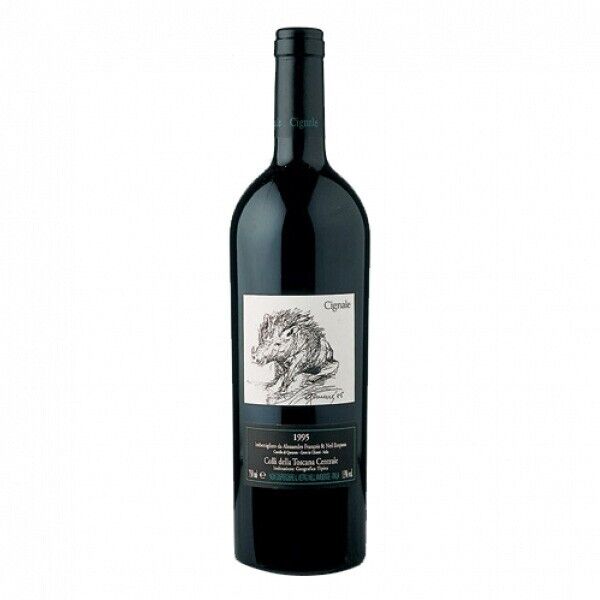 1 Bottiglia Vino Rosso Il Cignale IGT 2018 Castello di Querceto 750ml