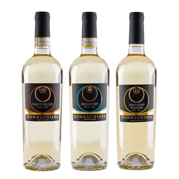 Selezione 3 Vini Bianchi Campani Donnachiara 2022 Fiano Falanghina Greco di Tufo