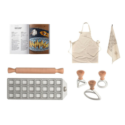 MARCATO | Ravioli Like a Pro | Set Stampi Stampini Professionali per Pasta