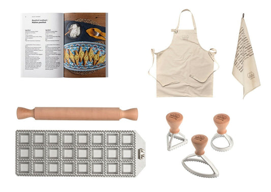 MARCATO | Ravioli Like a Pro | Set Stampi Stampini Professionali per Pasta