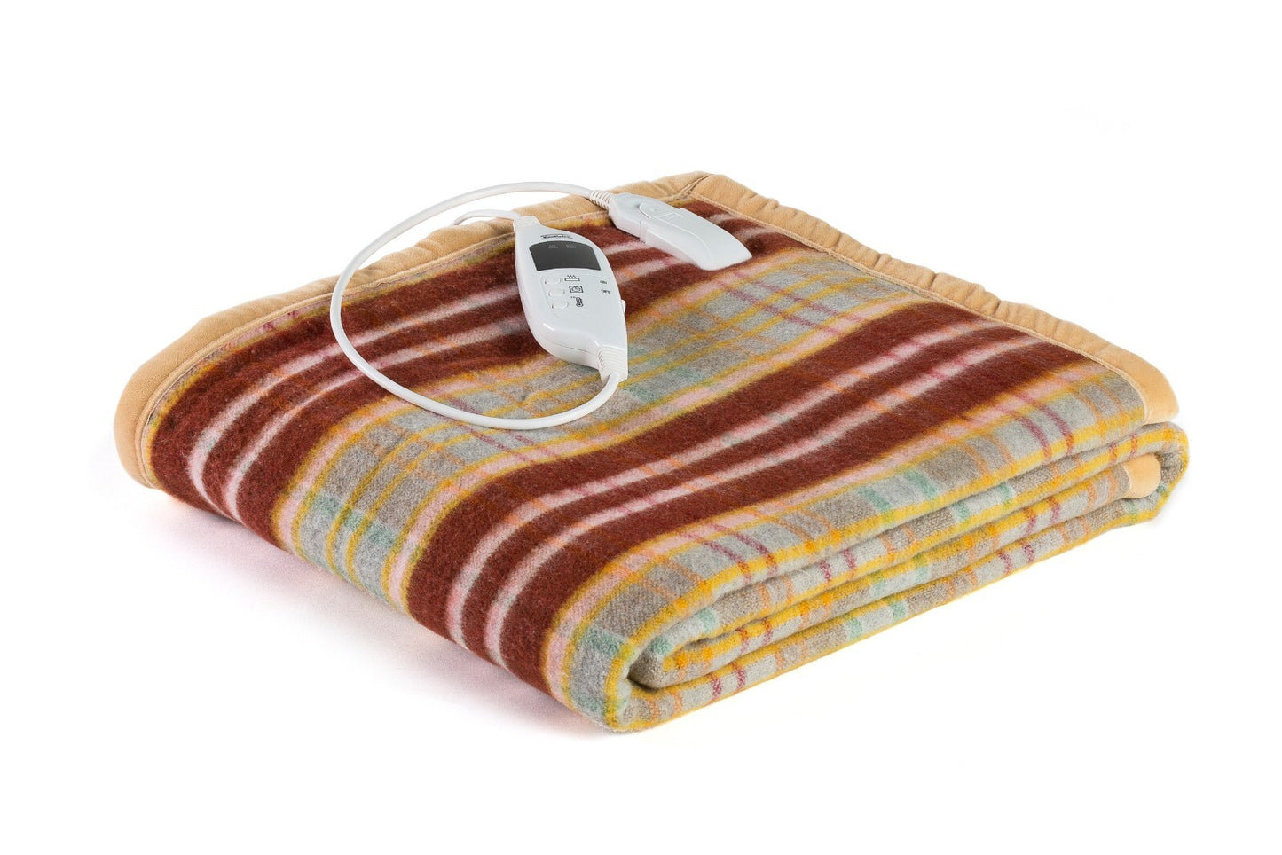 LANCALOR | Elettrocoperta Coperta Termica Misto Lana 40% Termocoperta Elettrica