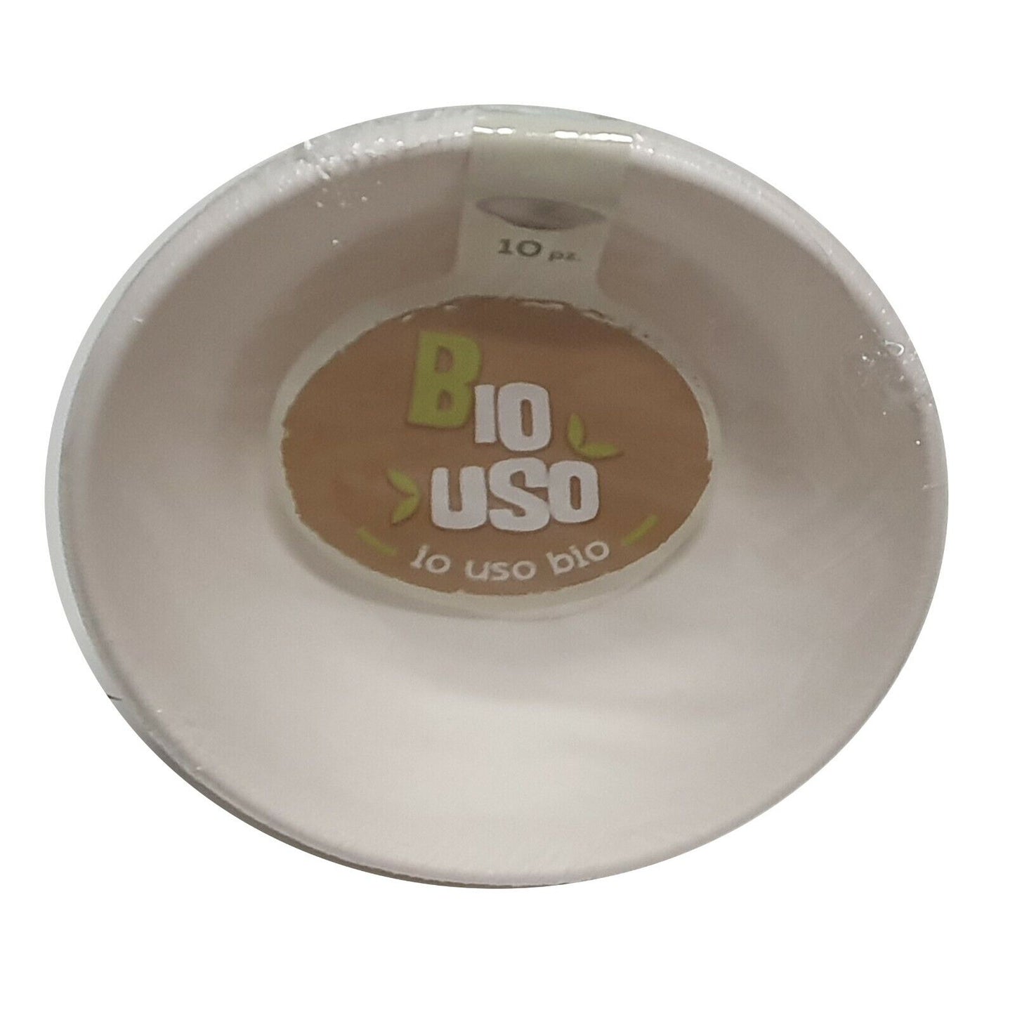 BIO Uso 480 Piatti Fondi Ø19 Biodegradabili Piatto Fondo Monouso Compostabile