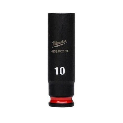MILWAUKEE 4932480259 Chiave a bussola 10mm 1/4" SHOCKWAVE™ in Acciaio Super