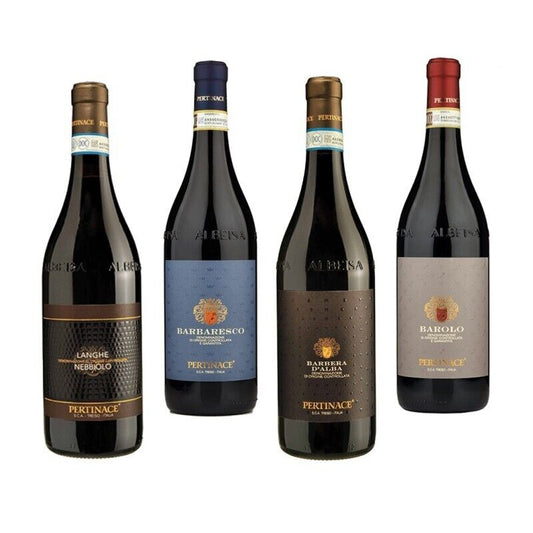 Vino Rosso Selezione Vini Piemontesi Barolo Nebbiolo Barbera d'Alba e Barbaresco