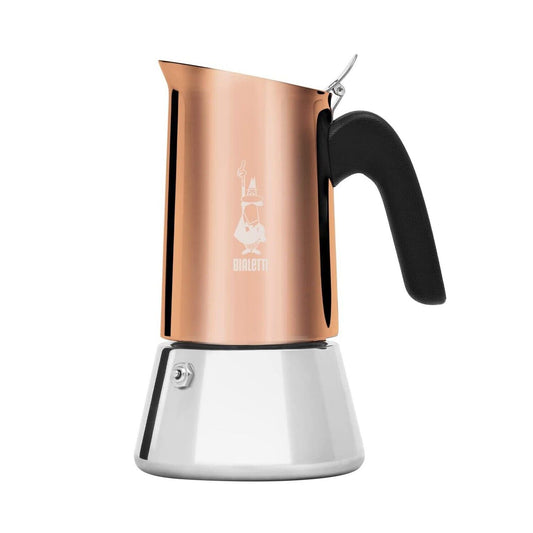 BIALETTI VENUS RAME Moka 6 Tazze Caffettiera in Acciaio Inox Adatta Induzione