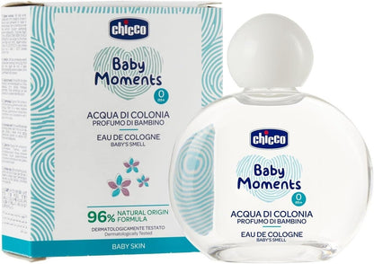 CHICCO Baby Moments Set con Bagno Corpo da 200 ml, Crema Corpo 200 ml, Profumo