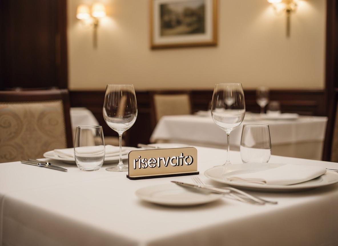 Segnatavolo in Legno 150x55mm per Ristotante Pizzeria con dicitura RISERVATO, intagliato, legno di Pioppo