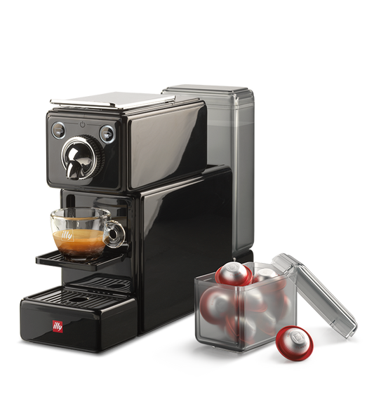 ILLY 60668 X3 Macchina da Caffè a Capsule X-CAPS, Colore Nero Lucido