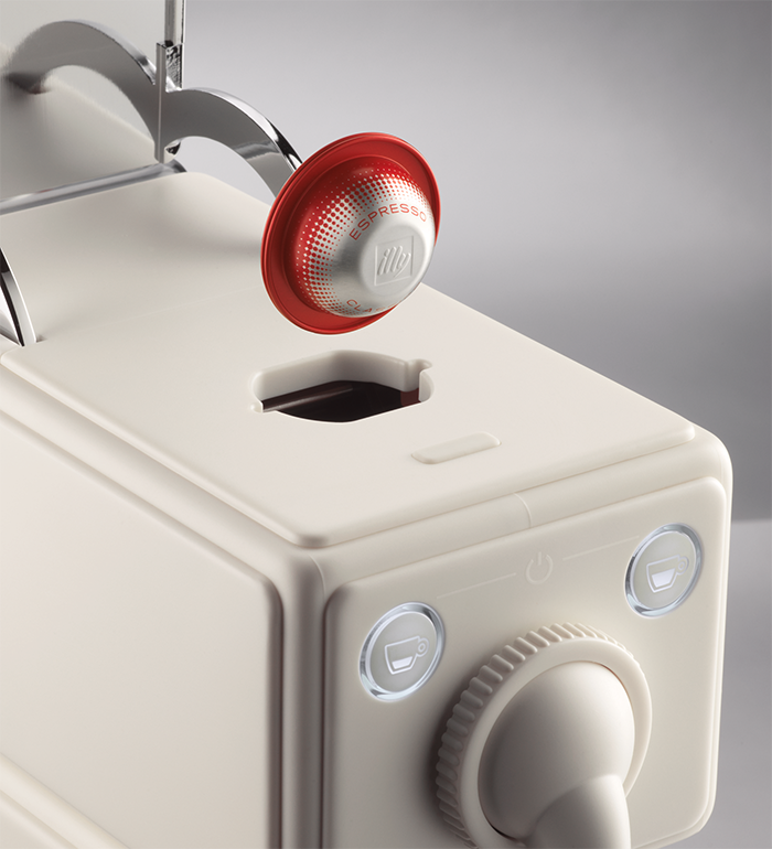 ILLY 60621 Macchina X3 Macchina da Caffè a Capsule X-CAPS, Bianco Opaco