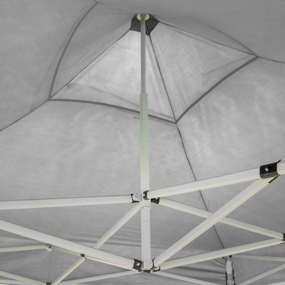 EverGreen Gazebo richiudibile 3x2 m Pieghevole Telo Bianco in PVC 100% Impermeabile 9010