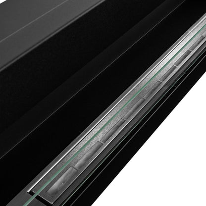Divina Fire Camino a bioetanolo da Incasso Parete biocamino 120x40 Livorno 120 Nero