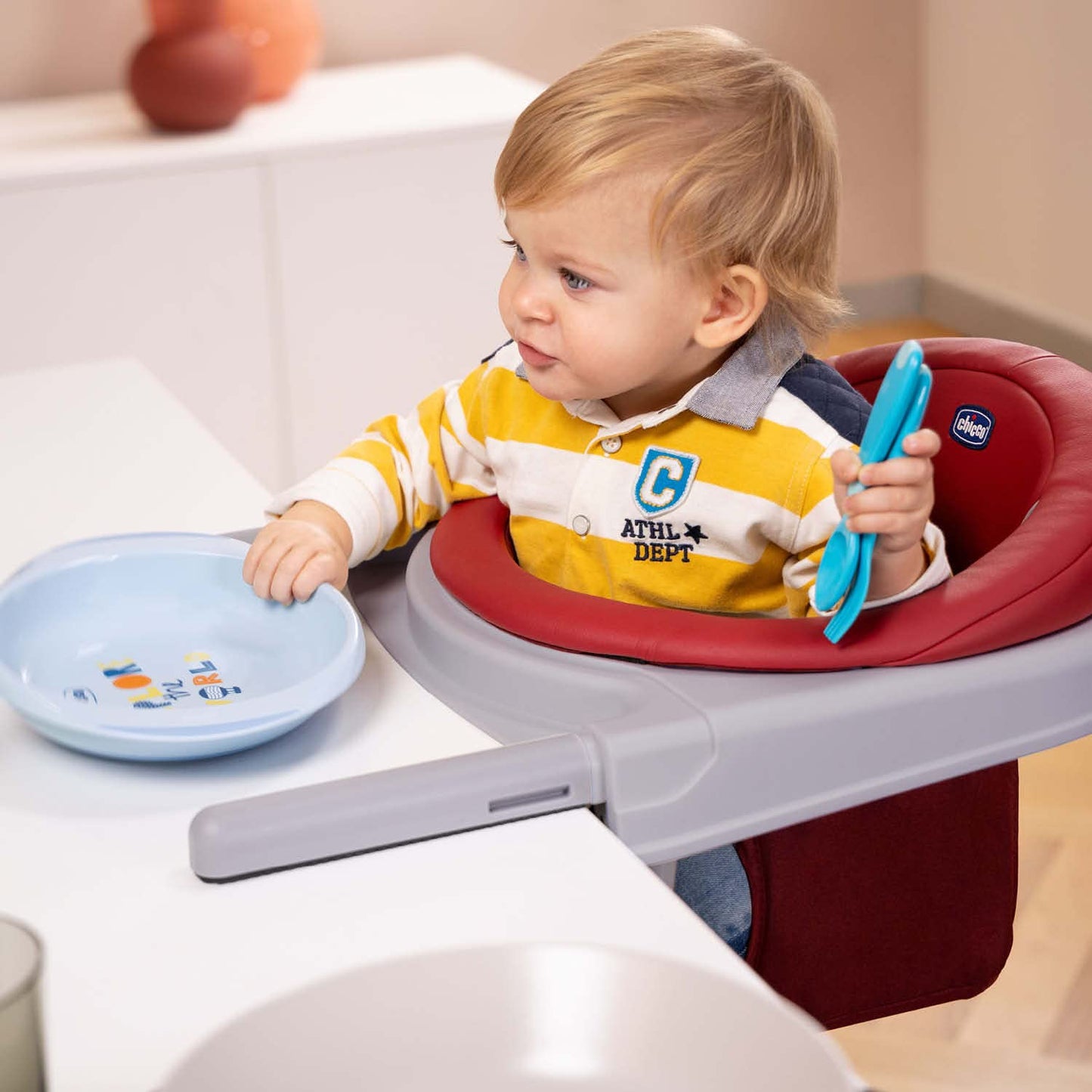 Chicco 360 Table Seat, for Baby Food with Rotation System, Washable, Transportable, 6 Months+