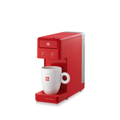 illy Caffè, Macchina da Caffè a Capsule Iperespresso Y3.3, 0.8 Litri, Rossa