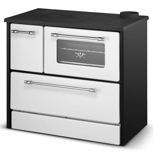 Divina Fire Cucina A Legna Stufa 9 Kw Bianca Beatrice L87xP51xH79 Ecodesign