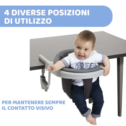 Chicco 360 Table Seat, for Baby Food with Rotation System, Washable, Transportable, 6 Months+