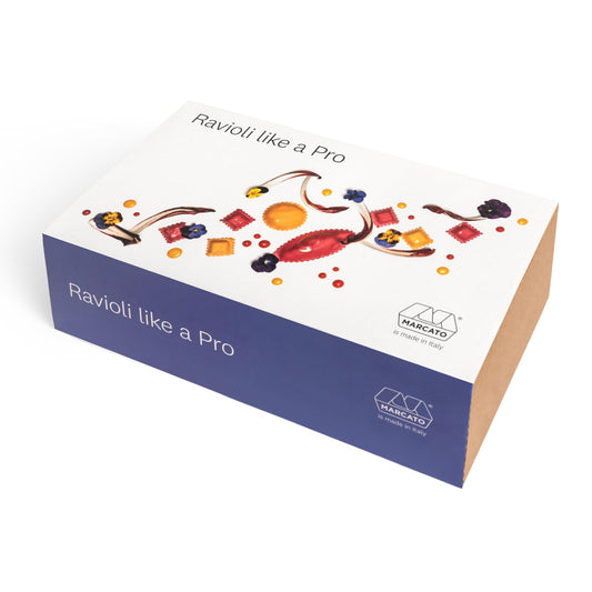 Marcato BP-RAV-DIS Kit per ravioli, Alluminio e Legno, Neutro