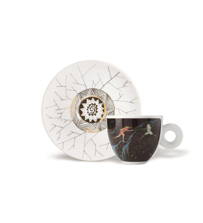 illy 24959 Set da 2 Tazze Da Cappucino Art Collection Biennale 2024 | Decoro B