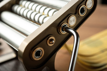 Marcato OT21-150-CHS Macchina per la pasta, Alluminio e Legno, Champagne