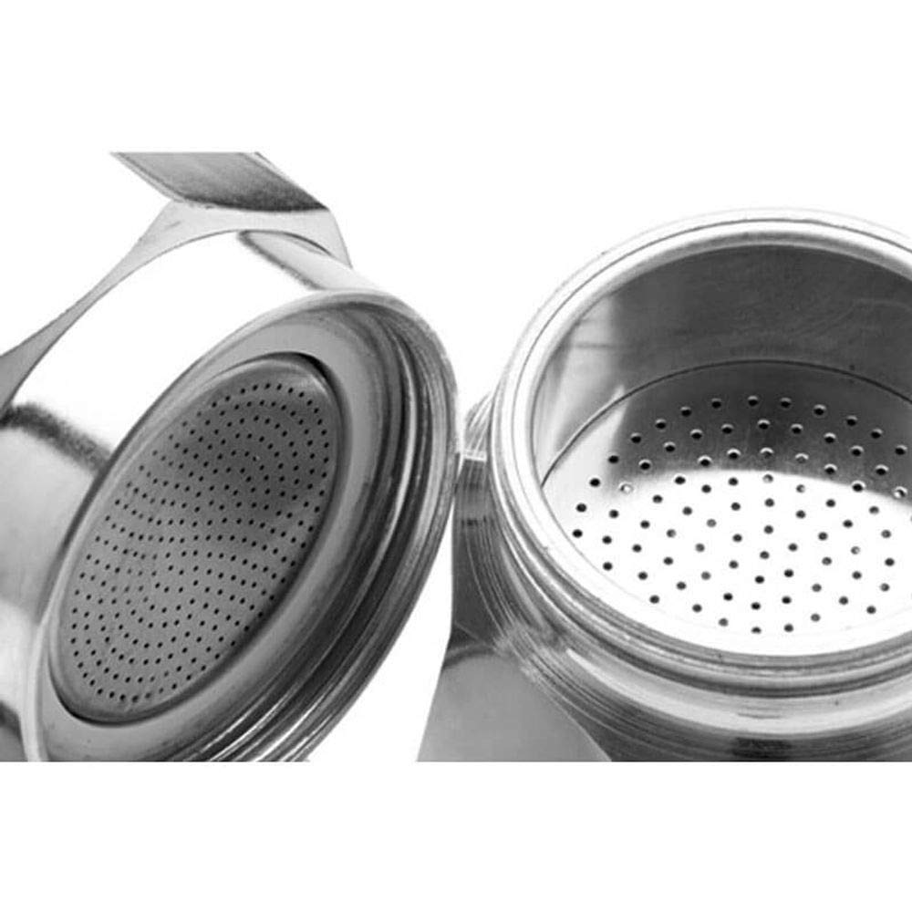 Bialetti Caffettiera Moka Express 18 Tazze, Manico anti scottatura, Non adatta a induzione, 18 Tazze (800 ml), Alluminio