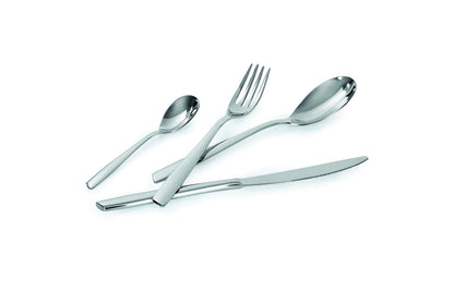 Lagostina 014457652724 MENAGERE Gloria 24 Posate, Acciaio Inox 18/10, Argento