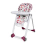 Chicco Polly Progres5 Seggiolone Pappa Regolabile per Bambini 0 Mesi - 3 Anni (15 kg), Trasformabile in Rialzo Sedia Bambini, Reclinabile a Sdraietta, con 4 Ruote e Chiusura Compatta - Cherry