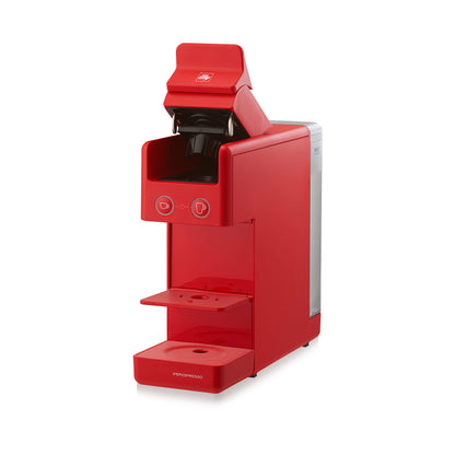 illy Caffè, Macchina da Caffè a Capsule Iperespresso Y3.3, 0.8 Litri, Rossa