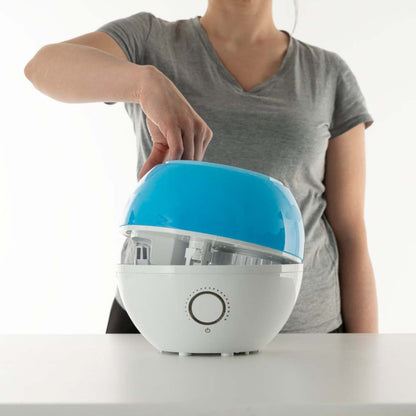 Chicco Humi Fresh Umidificatore Ambiente a Ultrasuoni per Bambini, Vapore Freddo Anti-scottatura e Silenzioso per Notti Serene, con Contenitore per Essenze, Spegnimento Automatico, Autonomia 8 Ore