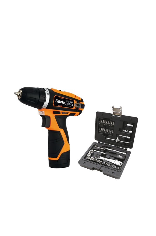 Beta 1972/K12V-10 - Kit trapano avvitatore ultracompatto 12V