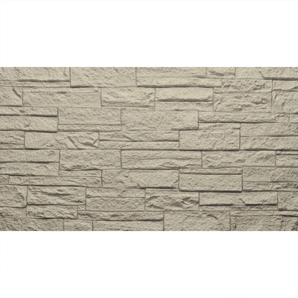DIVINA HOME, Tortora, Pannello Decorativo 3D Effetto Pietra, PU, Moderno, 18 kg, 120 x 60 x 2,5 cm, Copertura 8,6 m², Rivestimento Murale