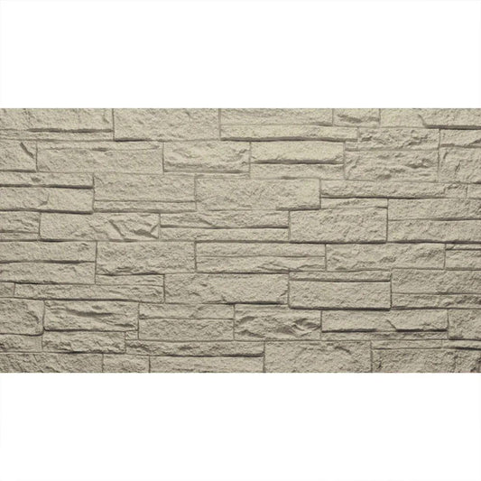 DIVINA HOME, Tortora, Pannello Decorativo 3D Effetto Pietra, PU, Moderno, 18 kg, 120 x 60 x 2,5 cm, Copertura 8,6 m², Rivestimento Murale
