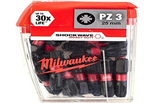 Punte Shockwave PZ3 x25mm (25uds) - ShW CD PZ3 25mm-25pc