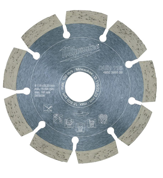 Disco diamante MAT.DUROS - DUH 115mm