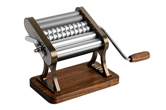Marcato Otello Heritage OT-CHS-HER Macchina per la pasta, Alluminio e Legno