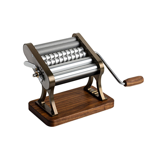 Marcato Otello Heritage OT-CHS-HER Macchina per la pasta, Alluminio e Legno