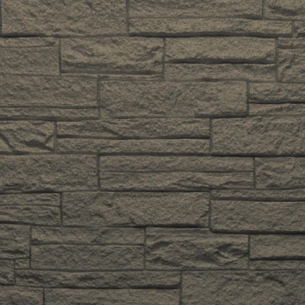 DIVINA HOME, Naturale, Pannello Decorativo 3D Effetto Pietra, PU, Moderno, 18 kg, 120 x 60 x 2,5 cm, 8,6 m², Set 12 Pezzi, Grigio Ardesia