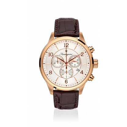FU286 Fumagazzi QuasiSobrio Cronografo Rosegold Pelle Cocco 42mm