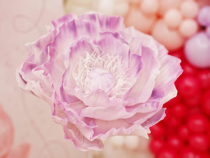 Anemone Gigante in Carta Crespa Ø58cm | Fiori Giganti per Allestimenti Feste Giants Flowers Wedding